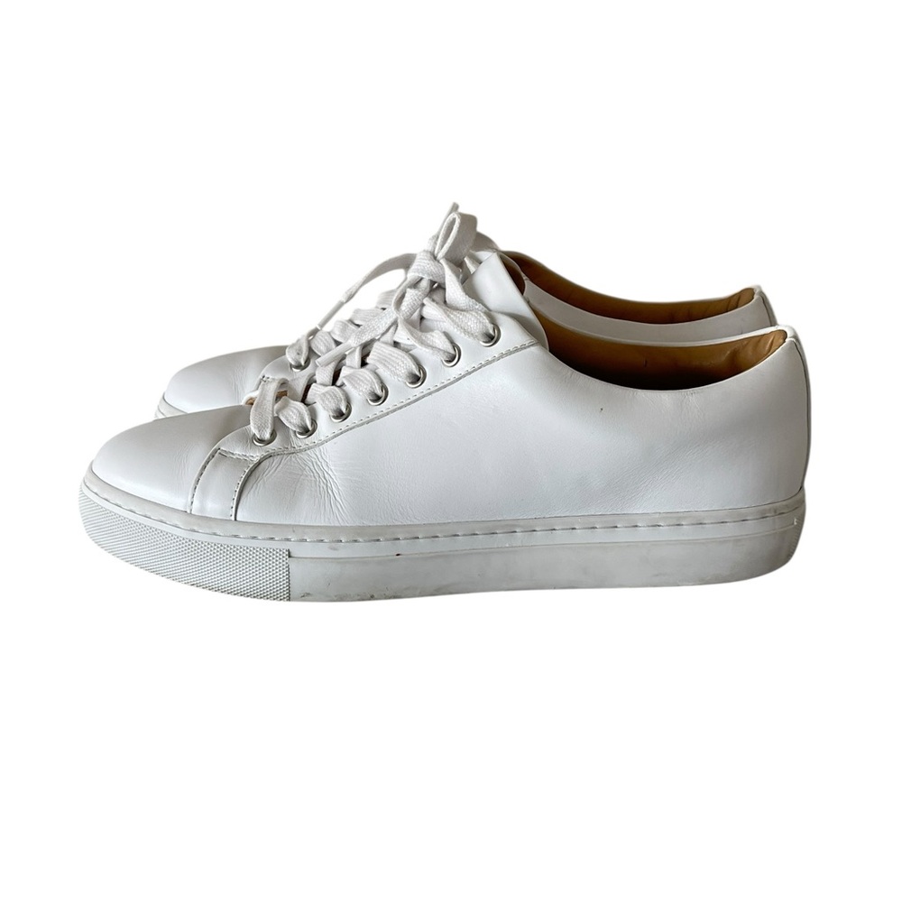 Thursday Boot Co Shoes Womens 8.5 White Leather Casual Walking Comfort Sneakers